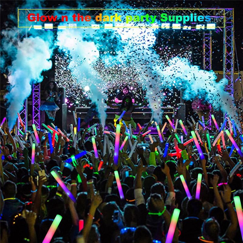 Flashing Led Foam Sticks Party - A75K Glow Stick Grosir, Tongkat Busa