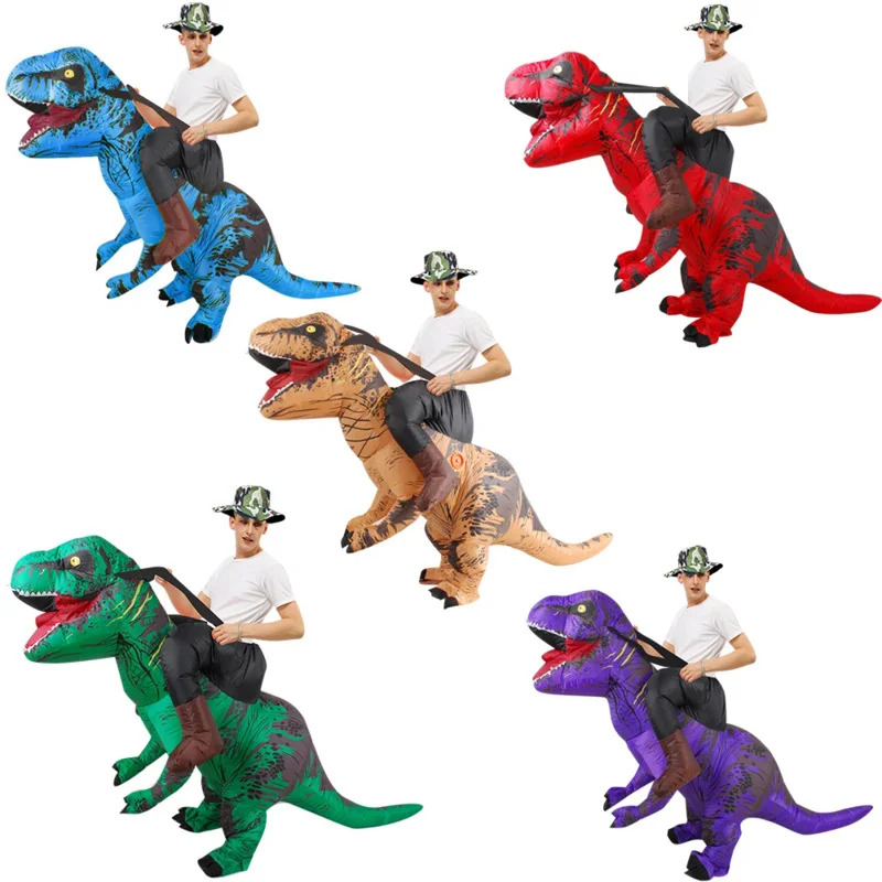 Inflatable Dinosaur Costume Adult - Kostum Dinosaurus Tiup Dewasa Gaun Mewah