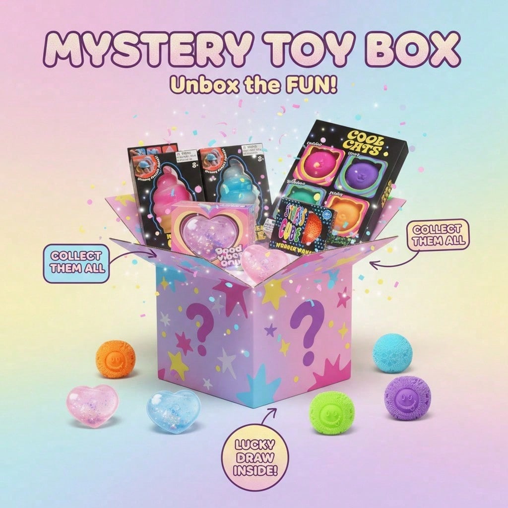 100+Pcs Seri Kotak Kejutan Squ - Novelty Gifts ulasan dan harga