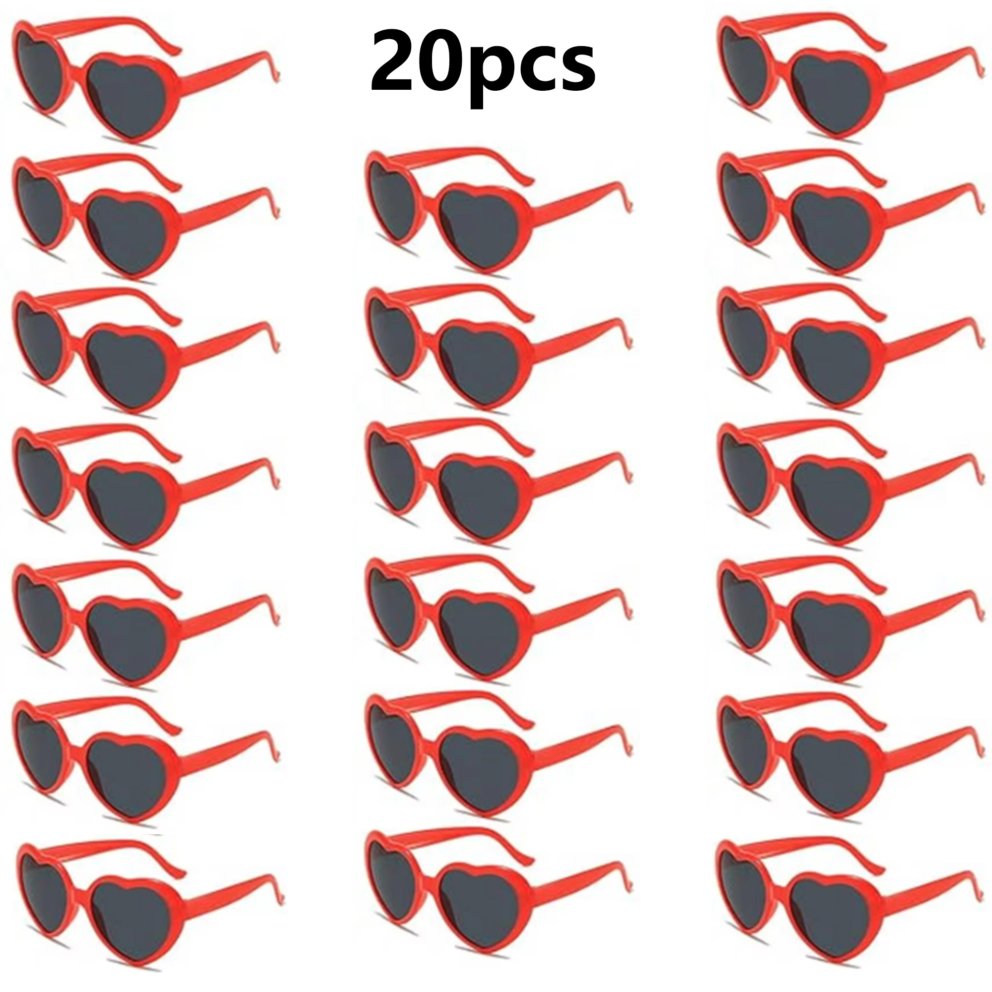 20 Paket Kacamata Hitam Bentuk - Glow In The Dark Party Glasses ulasan dan harga