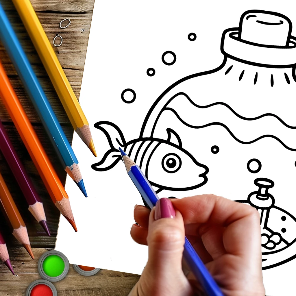 Buku Mewarnai Magic Jar untuk  - Party Supplies ulasan dan harga