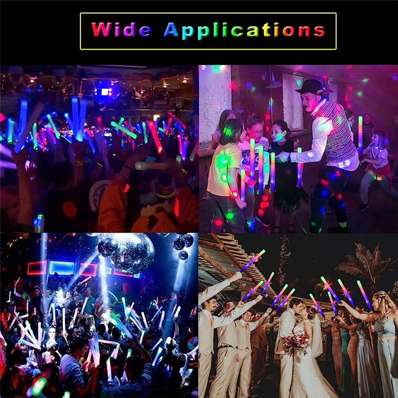 A75K Glow Stick Grosir, Tongka - Flashing Led Foam Sticks Party ulasan dan harga