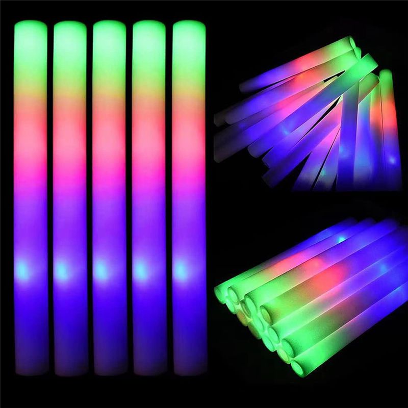 A75K Glow Stick Grosir, Tongka - Flashing Led Foam Sticks Party ulasan dan harga