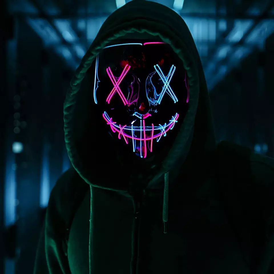 Masker Menyala LED untuk Pesta - Led Purge Mask Halloween ulasan dan harga