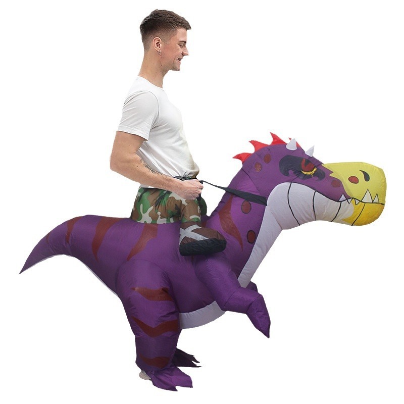 Kostum Dinosaurus Tiup Hallowe - Inflatable Dinosaur Costume Adult ulasan dan harga