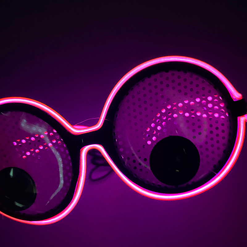 Kacamata LED cantik dapat dige - Glow In The Dark Party Glasses ulasan dan harga