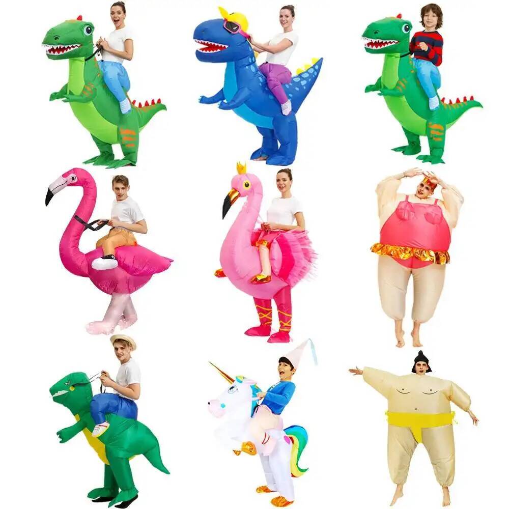 Kostum Pesta HOT Kostum Maskot - Inflatable Dinosaur Costume Adult ulasan dan harga