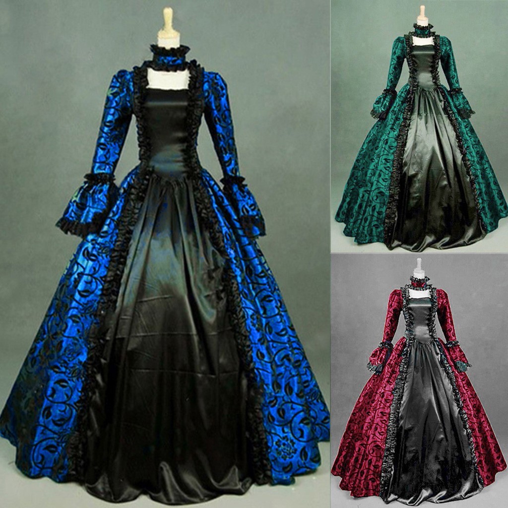 Gaun Indah Antik Wanita Gaun P - Medieval Renaissance Dress Women ulasan dan harga
