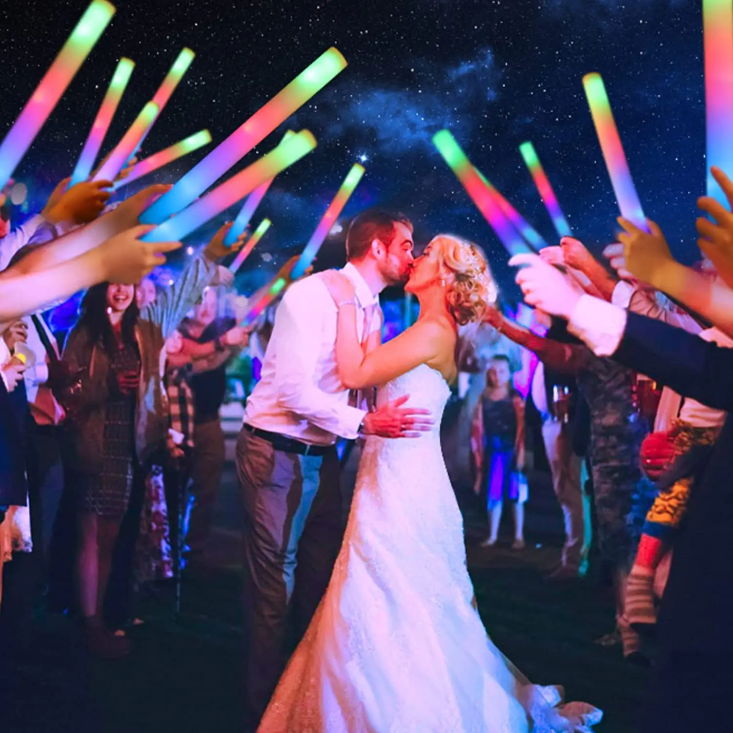 Tongkat LED Bercahaya Tongkat  - Flashing Led Foam Sticks Party ulasan dan harga