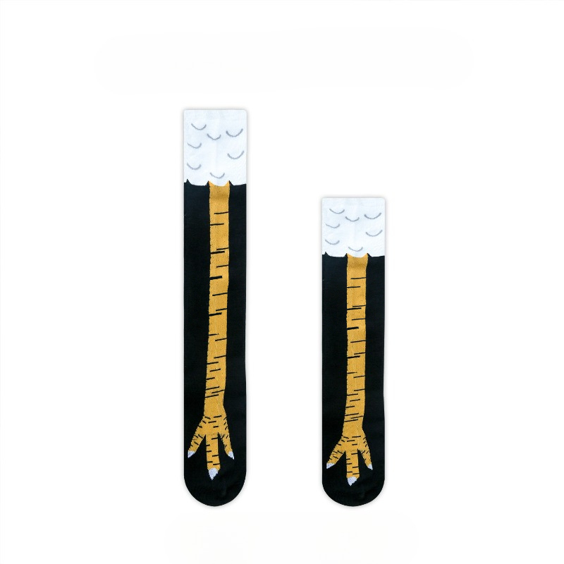 Kaos Kaki Wanita Setinggi Lutu - Funny Chicken Leg Socks ulasan dan harga