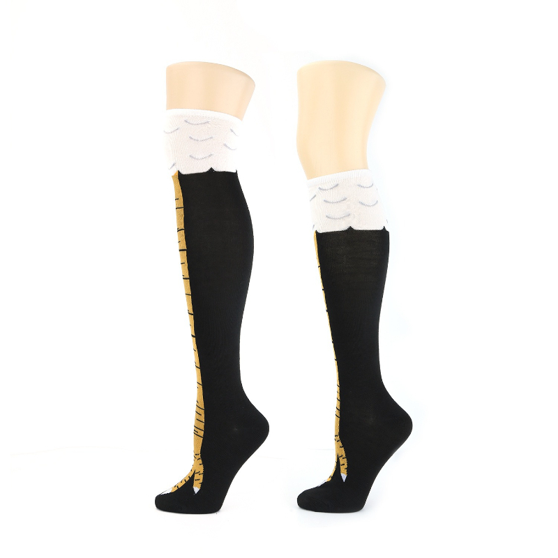 Kaos Kaki Wanita Setinggi Lutu - Funny Chicken Leg Socks ulasan dan harga