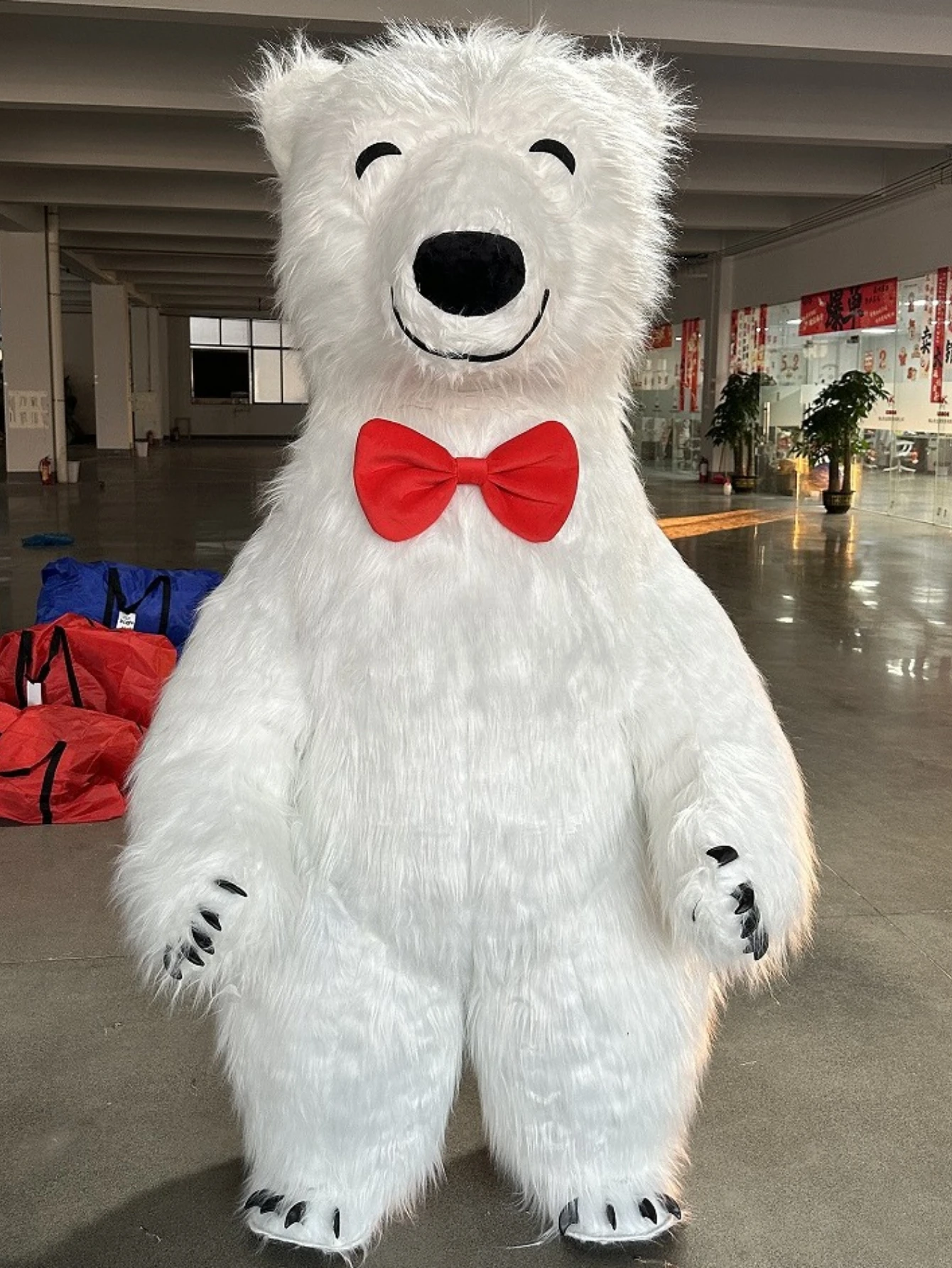 Kostum Maskot Beruang Kutub Pu - Costumes ulasan dan harga