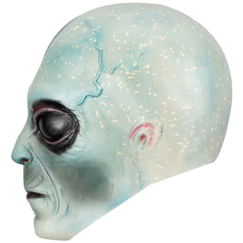 Topeng Alien Bahan Lateks, Top - Latex Alien Mask Realistic ulasan dan harga