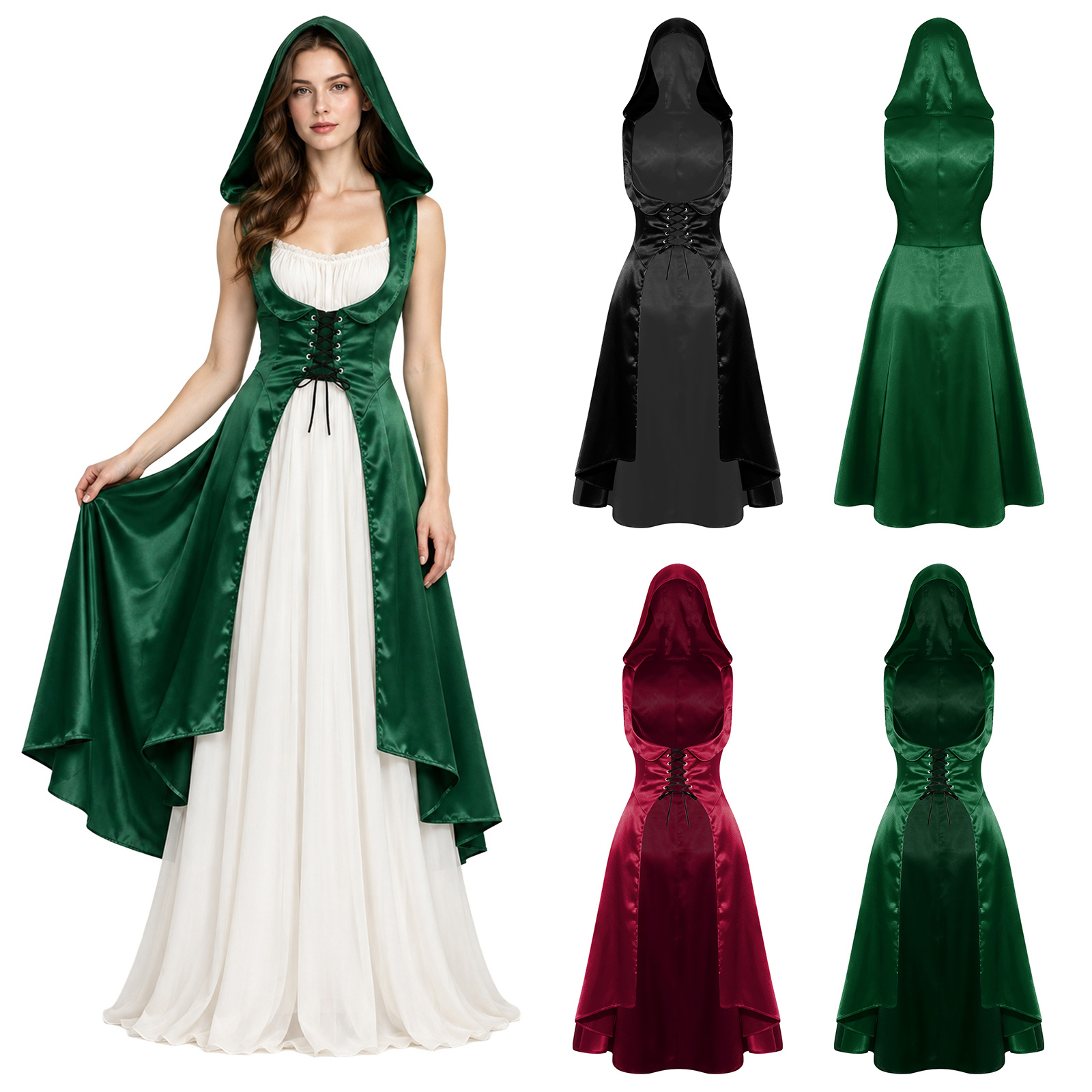 Kostum Renaisans Wanita, Kostu - Medieval Renaissance Dress Women ulasan dan harga