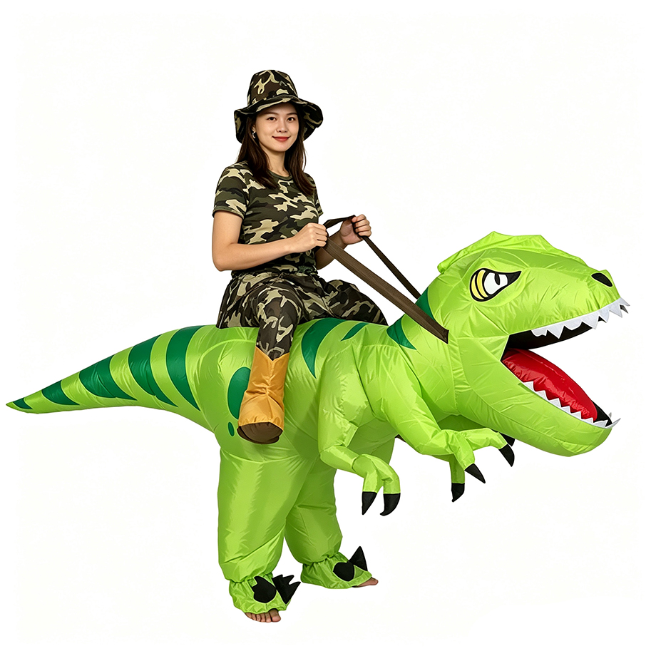Kostum Dinosaurus T-Rex Tiup u - Inflatable Dinosaur Costume Adult ulasan dan harga