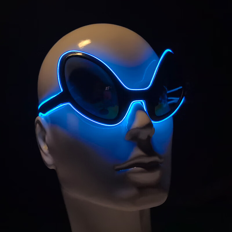 Kacamata Alien LED Menyala Ker - Glow In The Dark Party Glasses ulasan dan harga